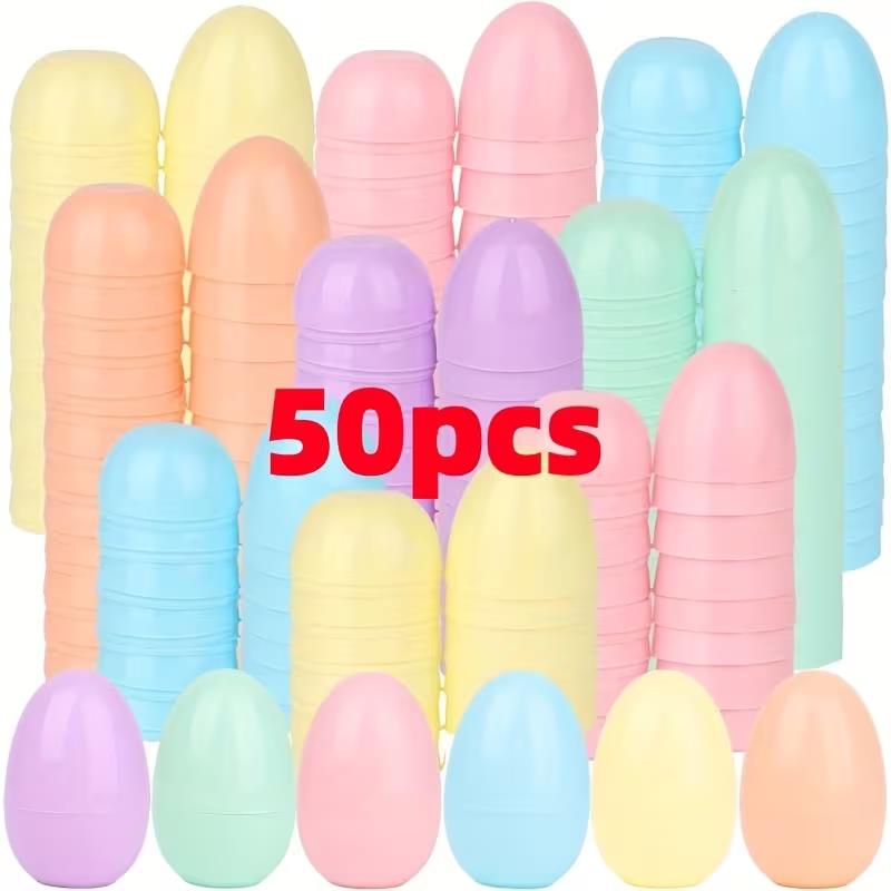 Party Games Easter Egg - 50 szt. Plastikowych jajek wielkanocnych w