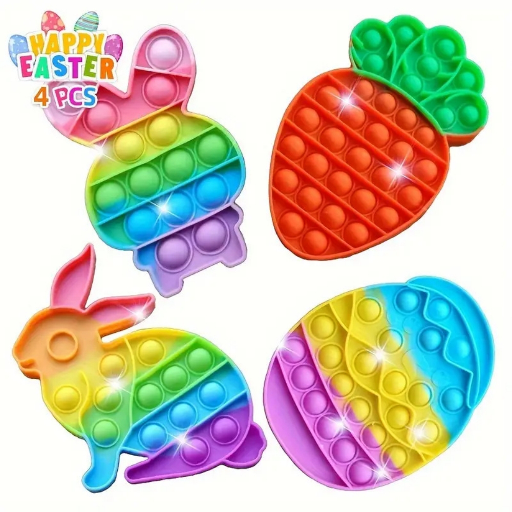 Party Games Easter Egg - Zestaw 4 Jajek Wielkanocnych z Króliczkiem,