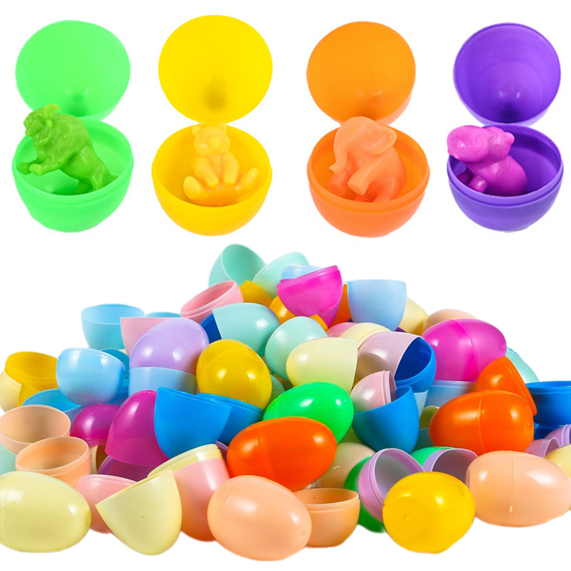 Party Games Easter Egg - 12/24 szt. Puste plastikowe jajka wielkanocne