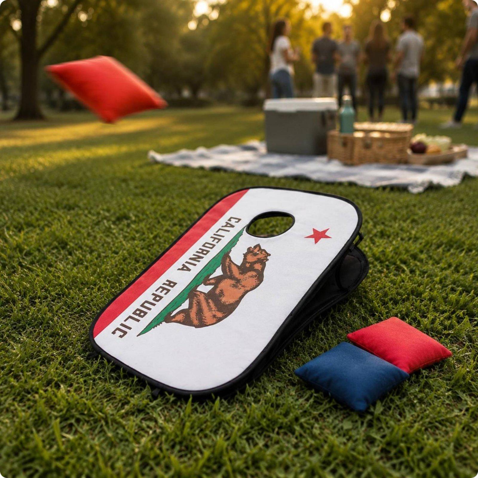 Cornhole Board Set - Zestaw do Cornhole, składany, do użytku