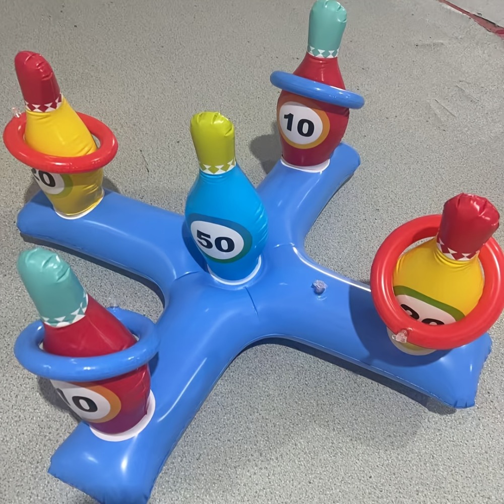 Party Games Crossplay - Nadmuchiwany zestaw do krzyżówki, bowlingu, rzucania