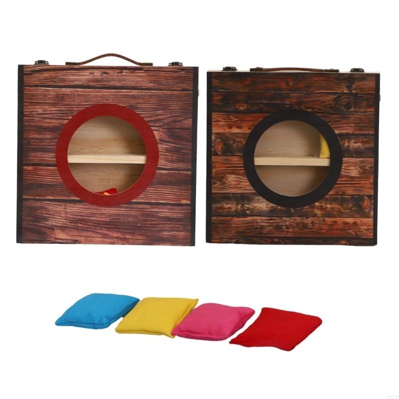 Przenośny zestaw Cornholes z 4 – Cornhole Board Set recenzja i cena