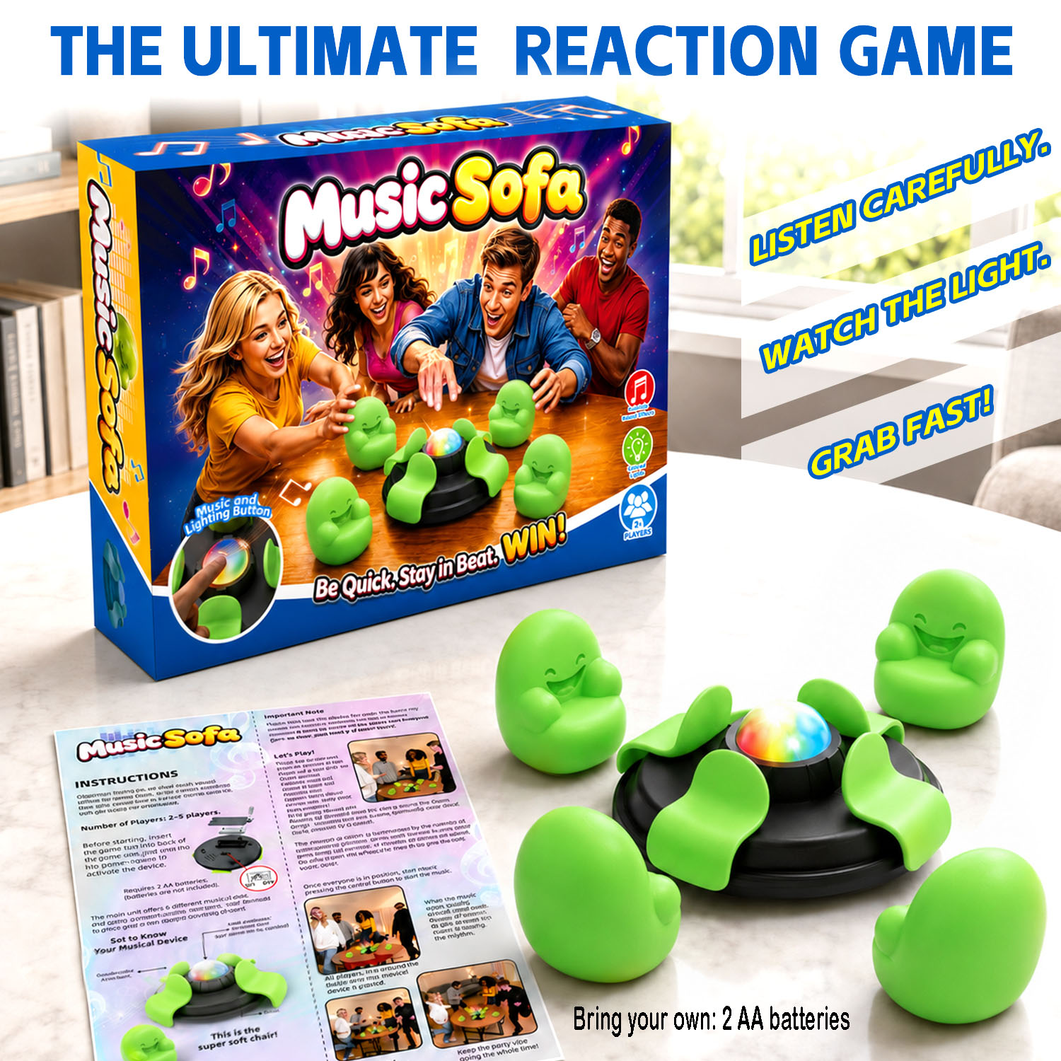 Muzyczna gra z krzesłami dla d – Quick Games Party recenzja i cena