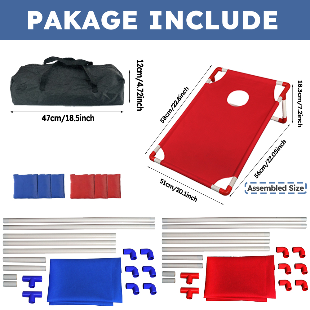 9-częściowy przenośny zestaw d – Cornhole Board Set recenzja i cena