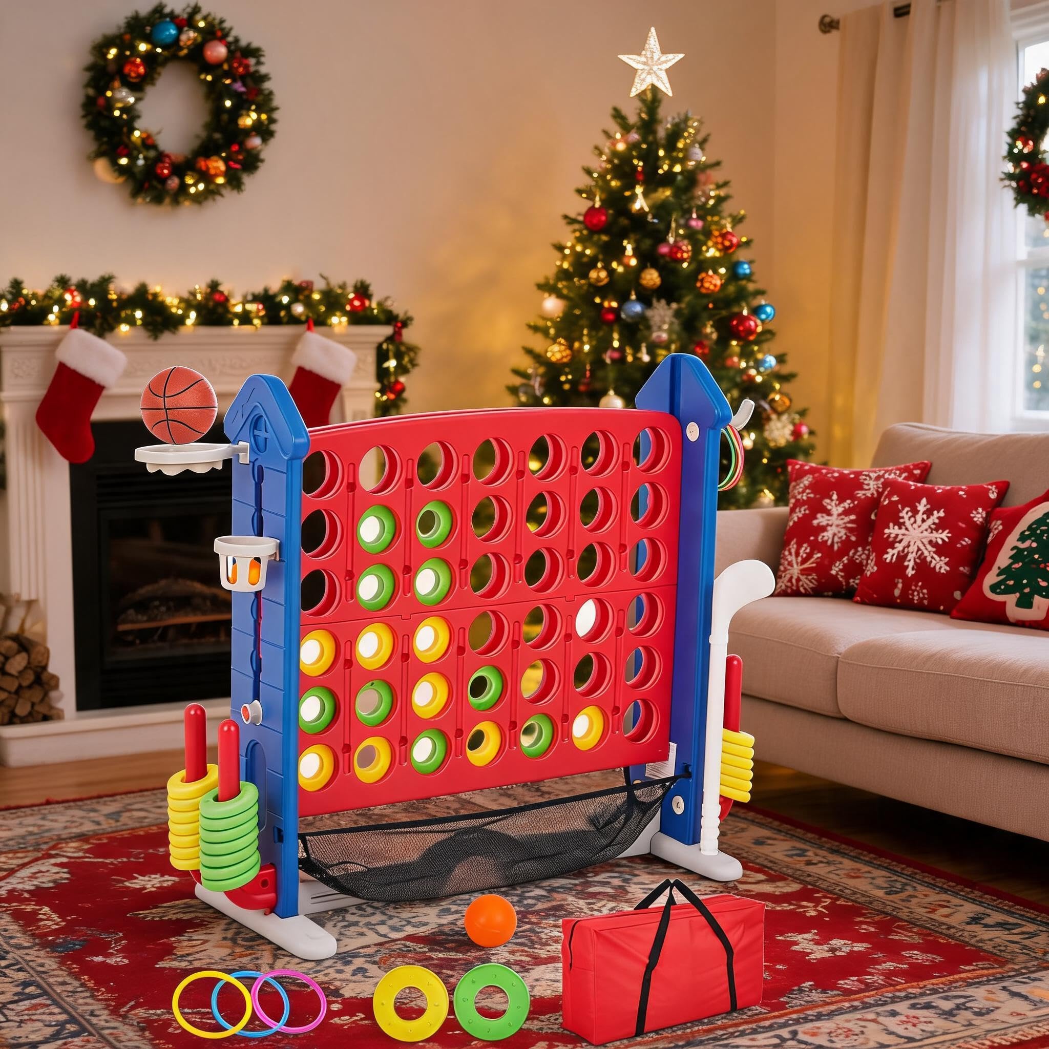 Gigantyczny zestaw do gry 4 w  – Ring Toss Outdoor recenzja i cena